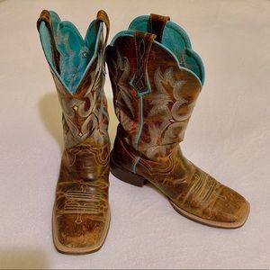 ARIAT Tombstone Leather Western Boots
